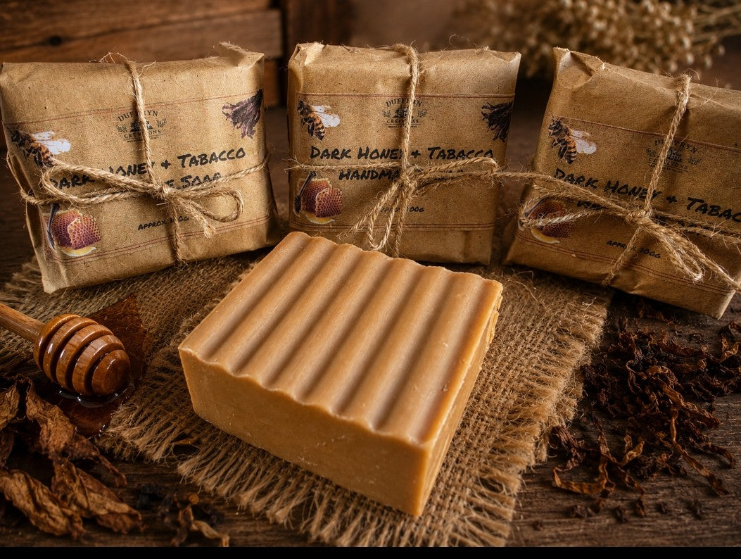 Dark Honey & Tabacco Handmade Soap