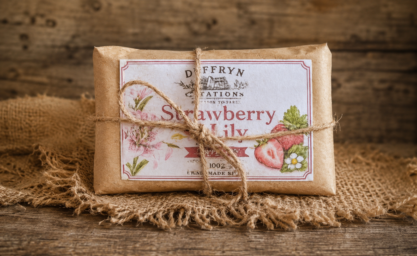 Strawberry & Lily Handmade Soap
